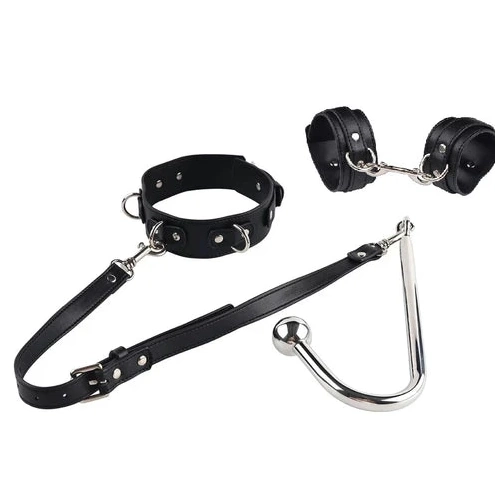 Beaded and Collar Elegant with Cuffs 5334 Anal Hook 0703